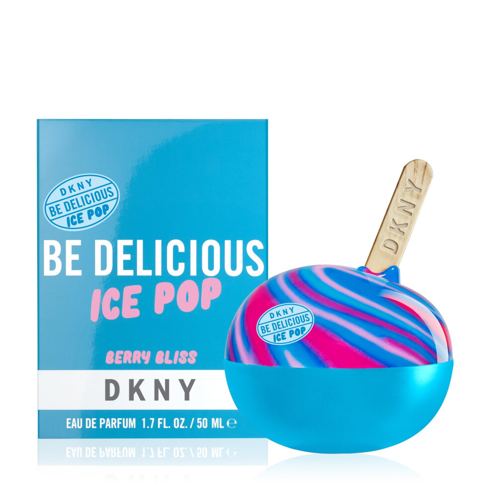 DKNY Be Delicious Ice Pop Eau de Parfum Perfume Spray For Women  Berry Bliss  1.7 Fl. Oz.