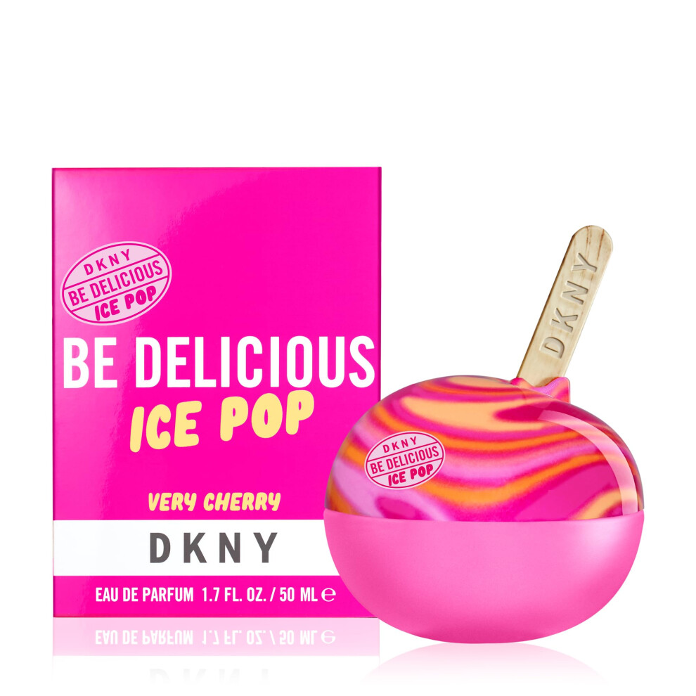 DKNY Be Delicious Ice Pop Eau de Parfum Perfume Spray For Women  Very Cherry  1.7 Fl. Oz.