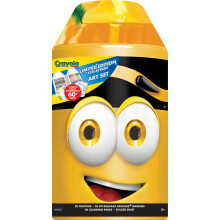 Crayola Coloring Set with Limited Edition Yellow Art Case, Limited Edition Crayons, 50+ Pieces, Gifts for Kids