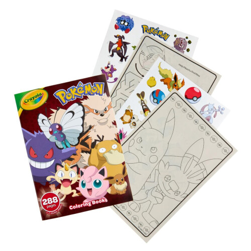 Crayola Crayola Pok? Mon para colorear 288 pgs. 1