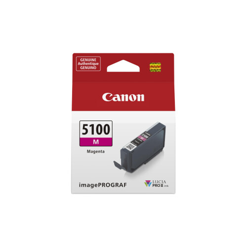 Canon Γνήσιο δοχείο μελάνης Canon PFI-5100 Magenta, συμβατό με τους εκτυπωτές ImagePROGRAF PRO-310