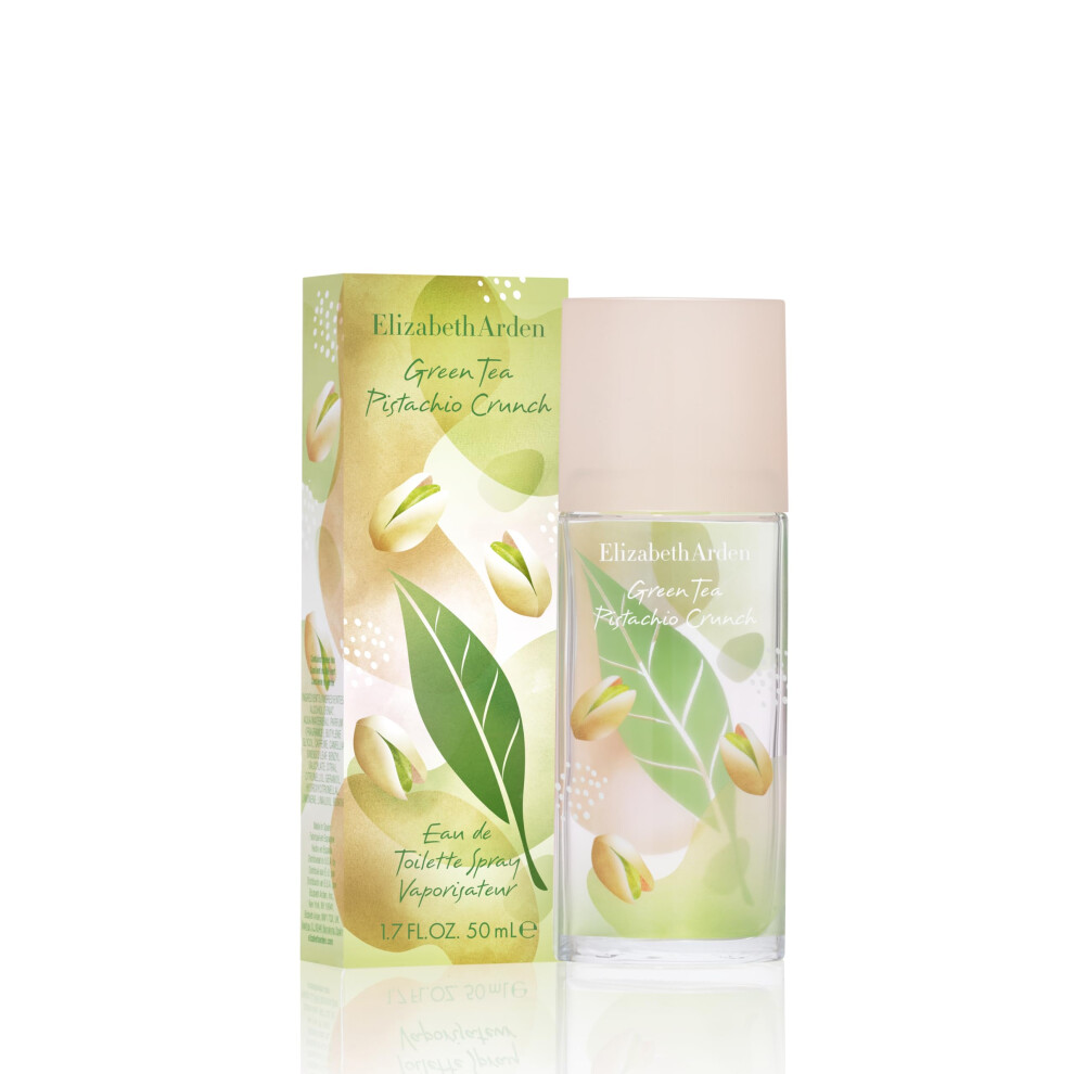 Elizabeth Arden Green Tea Pistachio Crunch Eau De Toilette  Women's Perfume with Notes of Pistachio  Green Tea & Vanilla Bean - Citrus & Gourmand  EDT