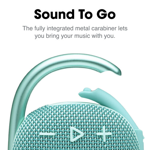 JBL JBL Clip 4 Teal - Portable Bluetooth 5.1 Højttaler - Op til 10 timer 2