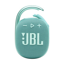 JBL Clip 4 Teal - Altoparlante portatile Bluetooth 5.1 - Fino a 10 ore di riproduzione - Resistente all'acqua e alla polvere - Include vivavoce c