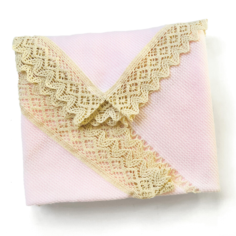Escalett Layette Newborn Baby Knitted Blanket  Breastfeeding  Coming Home  or Any Occasion Knit Blanket  (4049  Pk/Bg)