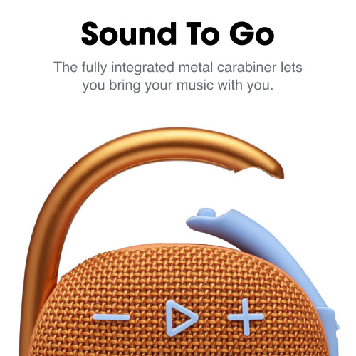 JBL JBL Clip 4 Orange - Portable Bluetooth 5.1 Højttaler - Op til 10 timer 2