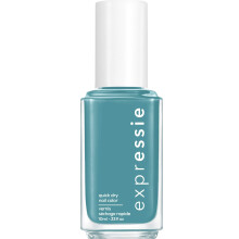 essie Expressie Nagellack, schnell trocknender Nagellack in Mittelton-Blaugrün, vegan, Up Up & Away Message, 0,33 fl oz