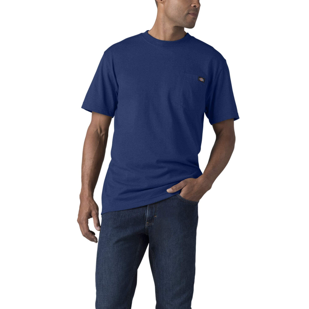 Dickies Men's Big & Tall Heavyweight Crew Neck Short Sleeve Tee Big Limoges Heather XX-Large Tall