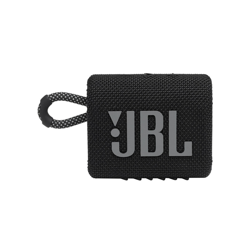 Jbl - Go3 Portable Waterproof Wireless Speaker - (Renewed) Black