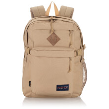 Sac     dos JanSport Main Campus en Cordura - Sac de voyage ou de travail avec ordinateur portable 15 pouces et garnitures en cuir Travertin