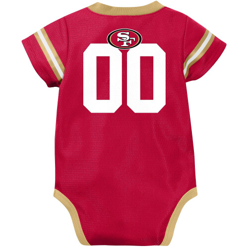 Gerber Gerber Unisex Βρεφικό Κορμάκι NFL Jersey Ολόσωμο, Χρώμα Ομάδας 3-6 Μηνών 1