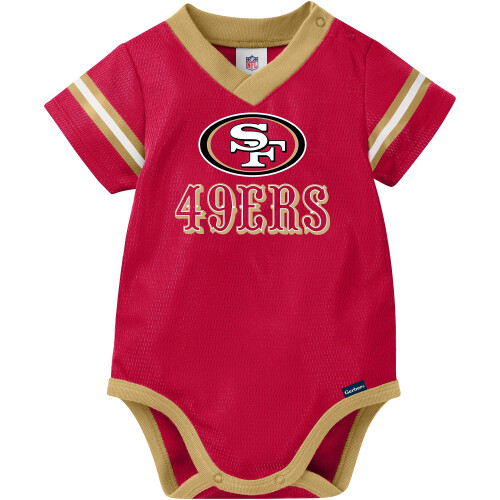 Gerber Gerber Unisex Βρεφικό Κορμάκι NFL Jersey Ολόσωμο, Χρώμα Ομάδας 3-6 Μηνών 2