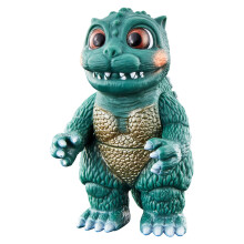 Filmmonster Serien Liten (Monsterdocka Teater Godziban) (Kaiju Monster Puppet Show Gojiban) Mjuk Vinylfigur