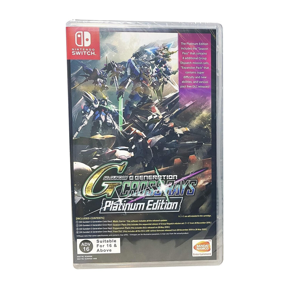 Bandai Namco Entertainment Sd Gundam G Cross Rays Platinum (Import) 8885011014954