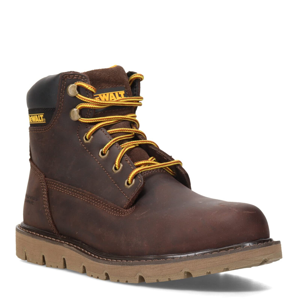 DEWALT Men's Flex Steel Safety Toe Work Boots  Brown Crazy Horse  7 Wide