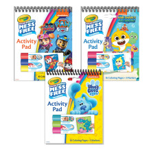 Crayola Nickelodeon Color Wonder -paketti (3 kpl) Sotkuton v rityssetti lapsille Aktiviteettityynyt ja tussit Taaperoiden sukkat ytteet 3+