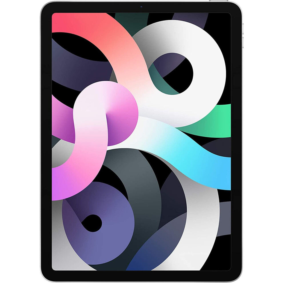 2020 Apple iPad Air (10.9-inch  Wi-Fi + Cellular  64GB) - Silver (Renewed)