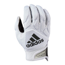 adidas Freak 5.0 Padded Adult Football Receiver Glove  White/Black  X-Large
