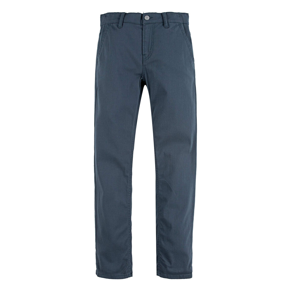 Levi's Boy's 502 Regular Taper Fit Chino Pants  Dark Slate  4