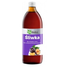 EkaMedica Śliwka 100% Sok - 500 ml EKAMEDICA Plum 100% Juice 500ml