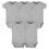 Gerber Gerber Baby 5 Pack Onesies Multi-Pack Bundle Interlock 180 gsm Heather Grey 6-9 hnap 1