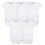Gerber Gerber Baby 5 Pack Onesies Multi-Packs Interlock 180 GSM, Branco, 3-6 Meses 1