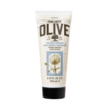 KORRES Pure Greek Olive Body Cream  Unscented Body Lotion with Omega Fatty Acids  Vitamins and Antioxidants  Nourishing Hydration for Dry Skin  P