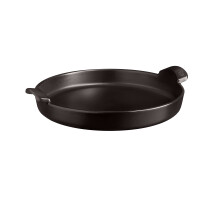 Emile Henry 30 cm hlbok    panvica na pizzu | Dreven    uhlie
