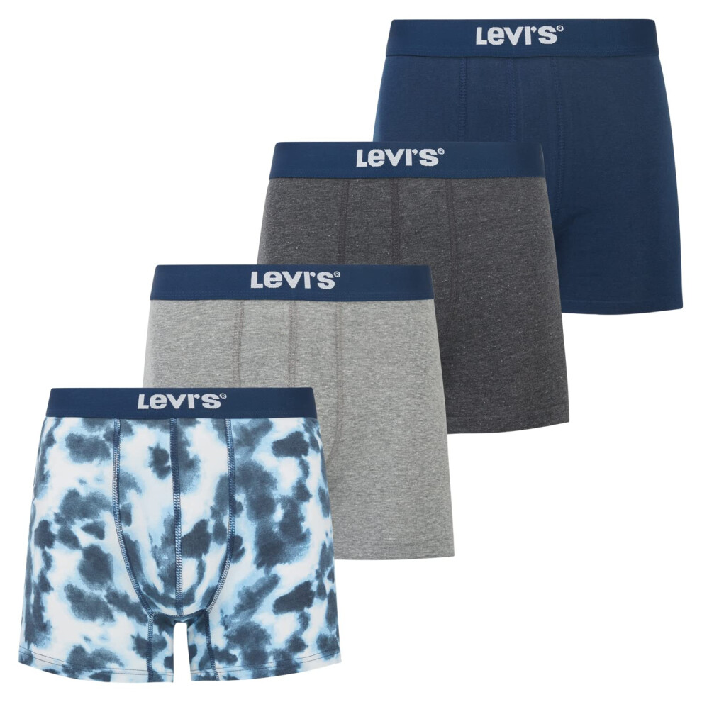 Levi's Mens Boxer Briefs Breathable Stretch Underwear 4 Pack