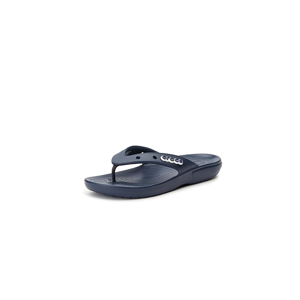 crocs Unisex Mens and Womens classic Flip Flops  Navy  13 US