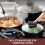 Farberware Σετ μαγειρικών σκευών Farberware Smart Control με αντικολλητικά σκεύη 14 τεμαχίων, μαύρο 2