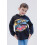Hot Wheels Φούτερ για Μεγάλους Μαύρο 18-20 2