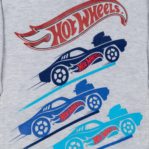 Hot Wheels Φούτερ για Αγόρια 2 Ετών Γκρι 2