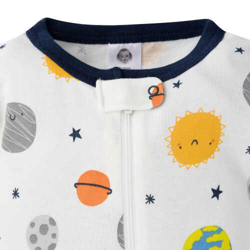 Gerber Gerber Baby Boys' 2-Pack footed Pyjamas Blue Earth 24 Months 1