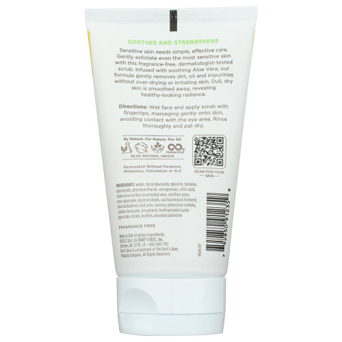 BURTS BEES Sensitive Sanftes Gesichtspeeling 4 FZ 1