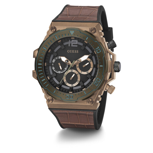 Guess Montre - GUESS - GW0326G2 - Analogique - Cuir - Marron 1
