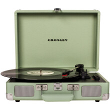 Crosley CR8005F-MT Cruiser Plus Vintage 3-Speed Bluetooth in/Out Suitcase Vinyl Record Player Turntable Mint - Refurbished