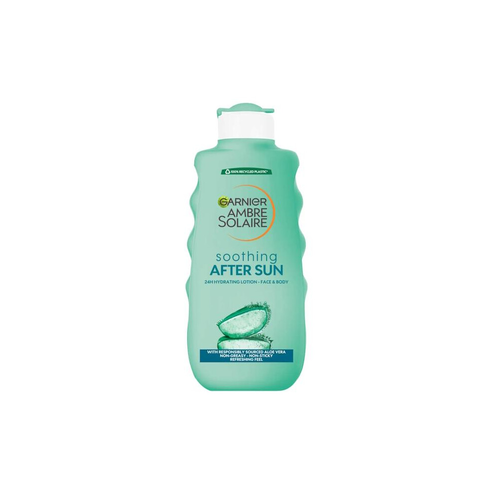 3 x Garnier Ambre Solaire Aftersun Soothing  Hydrating Lotion 175ml