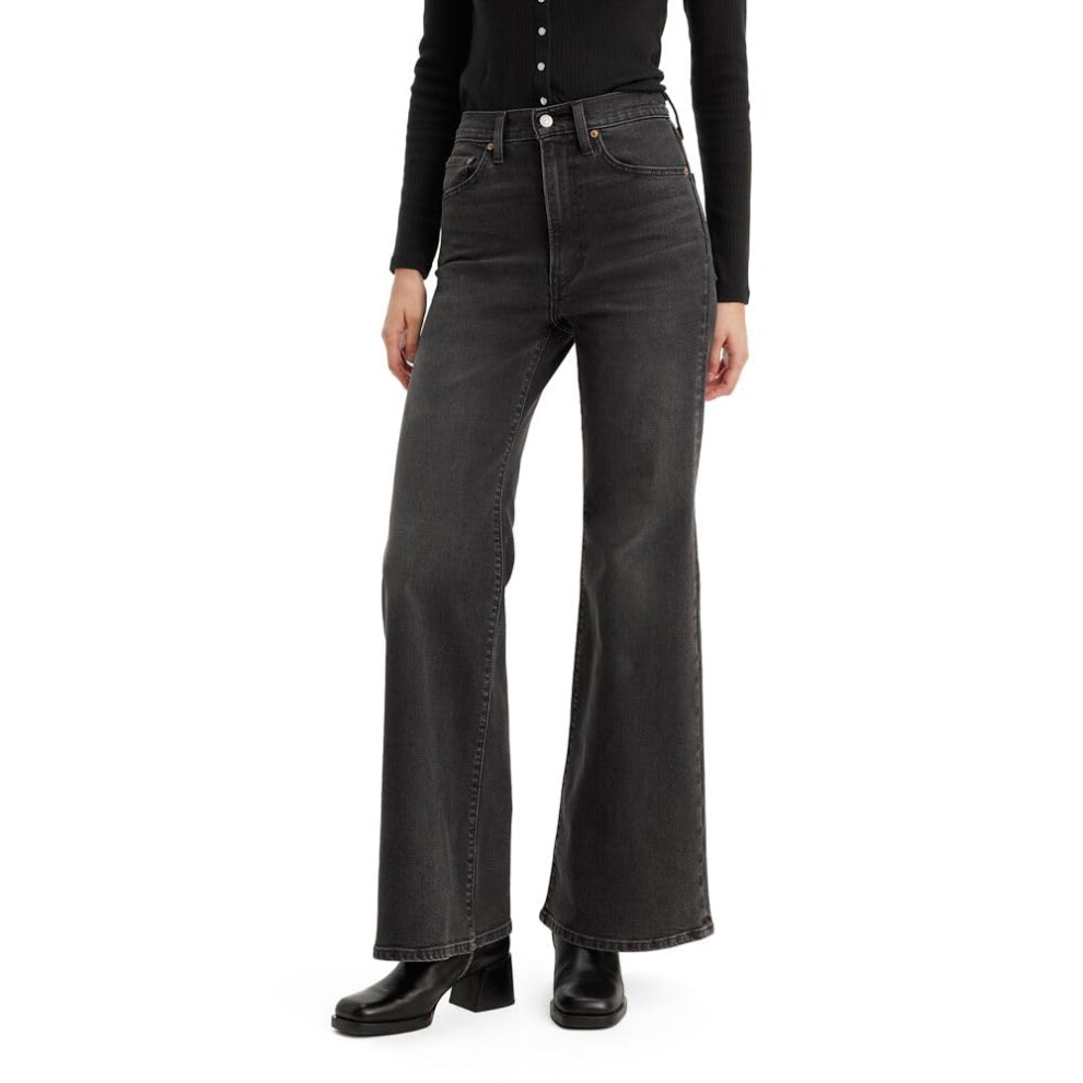 Levi's Women's Ribcage Bell Bottom Jeans  Black  29