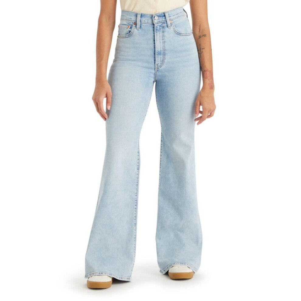 Levi's Women's Ribcage Bottom Jeans  (New) The Bells and Whistles  30