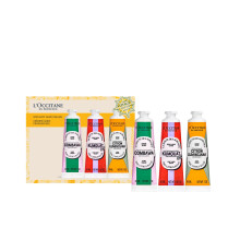 L'OCCITANE Nourishing & Protective Specialty Hand Cream Trio: Gift Holiday Hand Creams Featuring Shea Butter and Almond Oil With Citrus Scents