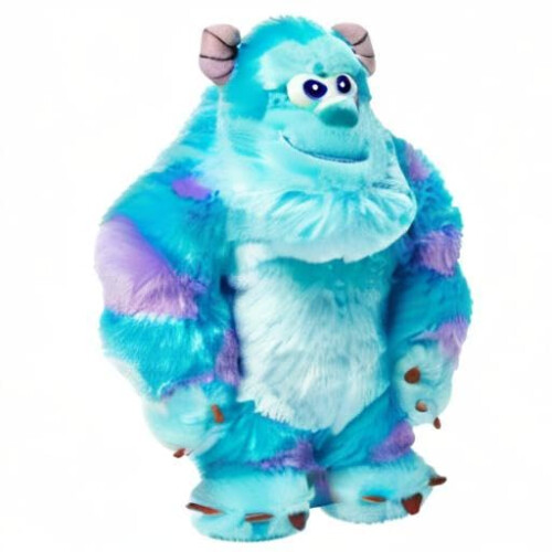 Disney Disney Store Sulley Pelúcia Oficial - Monstro Macio de 9 Polegadas dos Monstros, Inc. - Design Azul e Roxo 2