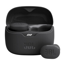 JBL Tune Buds - Auricolari wireless con cancellazione del rumore (neri) piccoli (rinnovati)