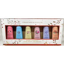 Crabtree & Evelyn Handterapi 6-pack (0,9 oz vardera) (Summer Hill La Source Lavender Pomegranate Argan Grapeseed Pear & Pink Magnolia and Rosewat