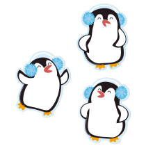 Eureka Penguins papirudsk?rne klassev?relsesdekorationer til l?rere 36 stykker