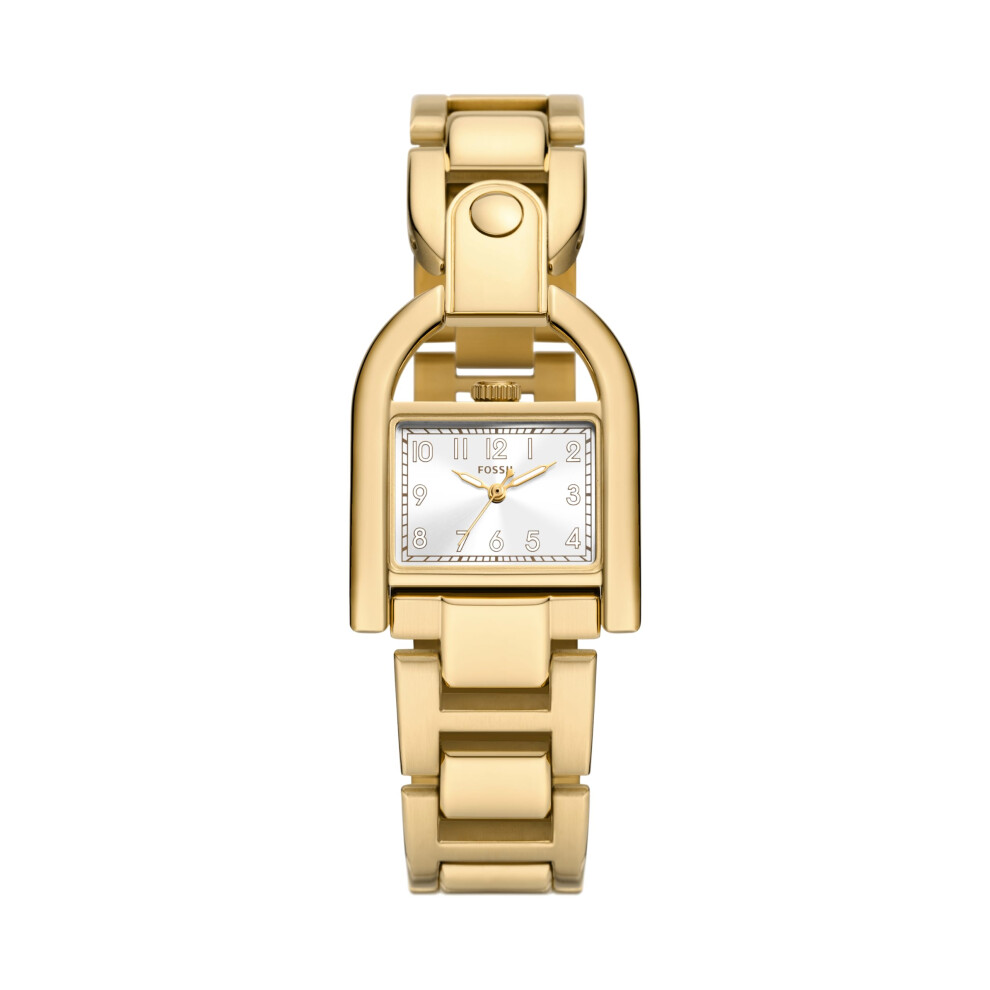 Fossil Women's Harwell Quartz Stainless Steel Three-Hand Watch  Color: Gold (Model: ES5327)