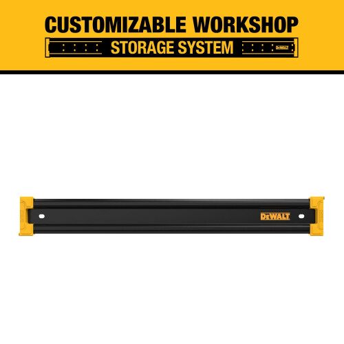 DeWalt Organizador DEWALT, Monta em Bancada, 20 Polegadas, Trilho Metálico Compacto, Sistema de Armazenamento DEWALT 1