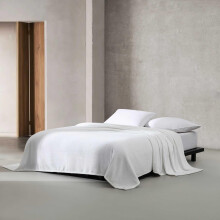 Calvin Klein - Queen filt supermjuk plysch sngklder hela ssongen heminredning (krna plysch vit drottning)