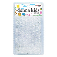 Donna Hair Flechtset mit 11 x 10 mm DIY-Kunststoff-Pony-Perlen, schnelles Perlenflechten für Kinderzöpfe