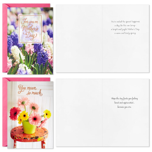 Hallmark Muttertagskarten-Sortiment (24 Karten mit Umschl  gen) Pflanzen und Blumen 2
